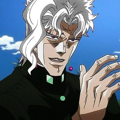 White Haired Yellow Temperance Kakyoin😳😳😳 