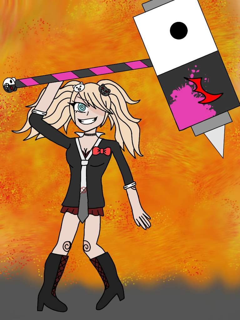 Junko With A Hammer Danganronpa Amino