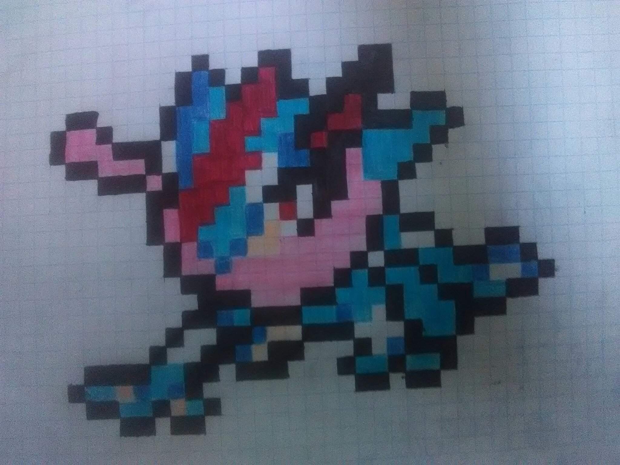 Dibujo pixel art de greninja ash | •Pokémon• En Español Amino