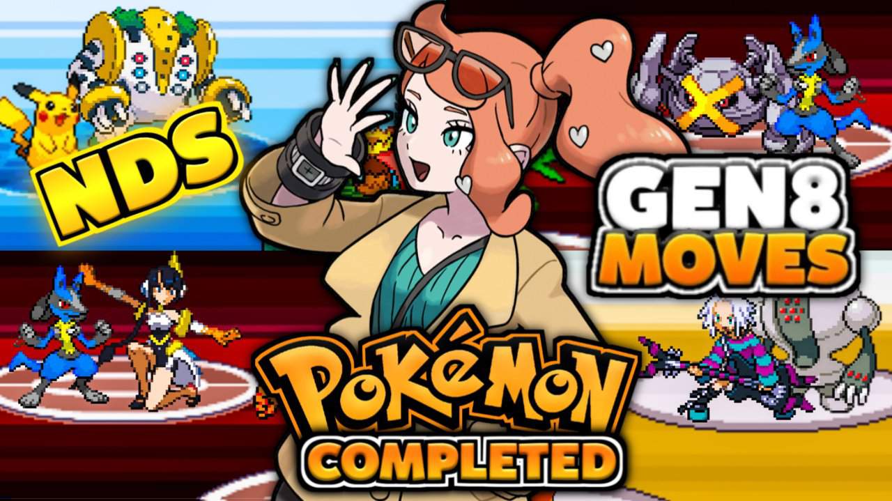 New Pokemon NDS ROM Hack 2021, With 649 Pokemon, Gen 8 Moves, New