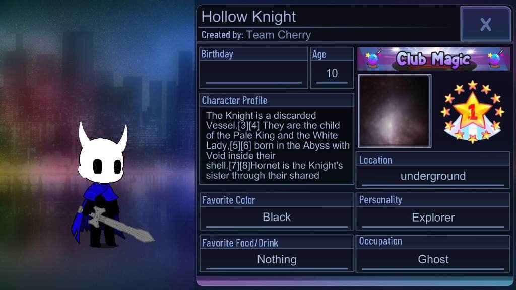 I made Hollow knight in Gacha life The Hollow Knight [OFFICIAL] Amino