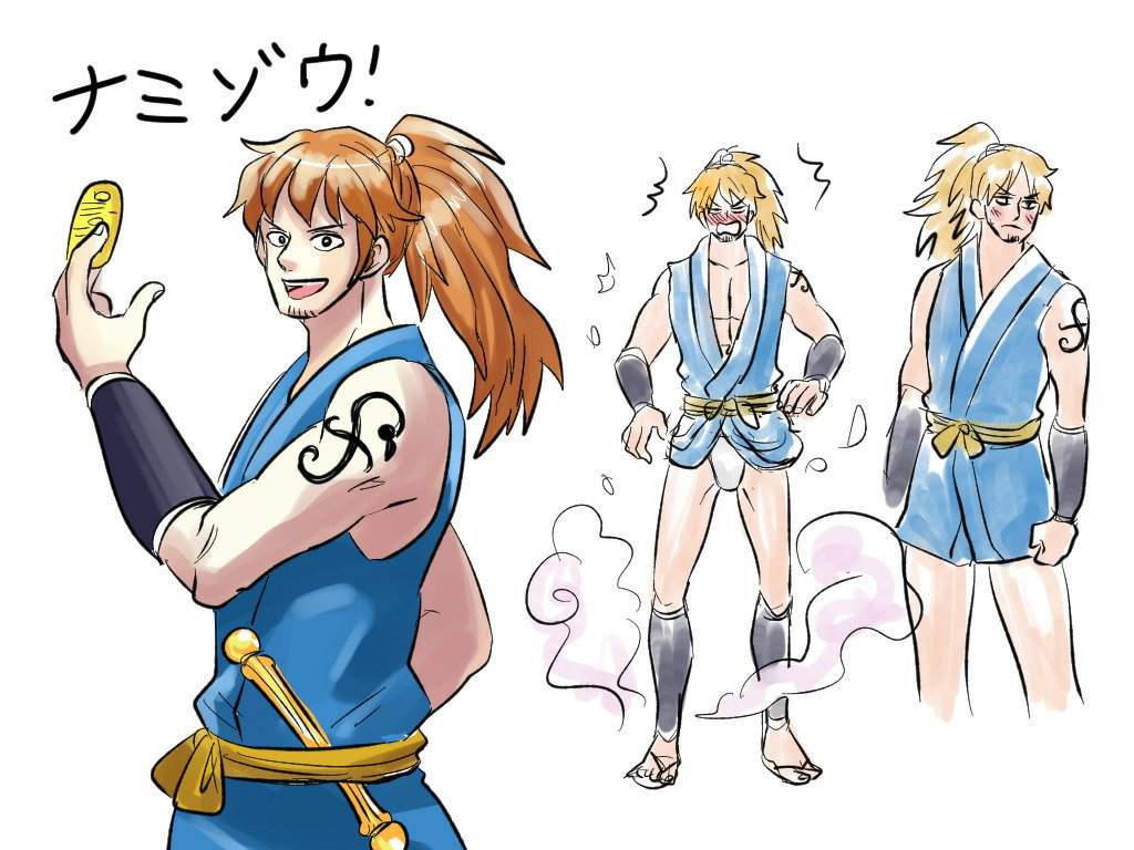 Nami E Robin Versão Masculina One Piece™ Amino 