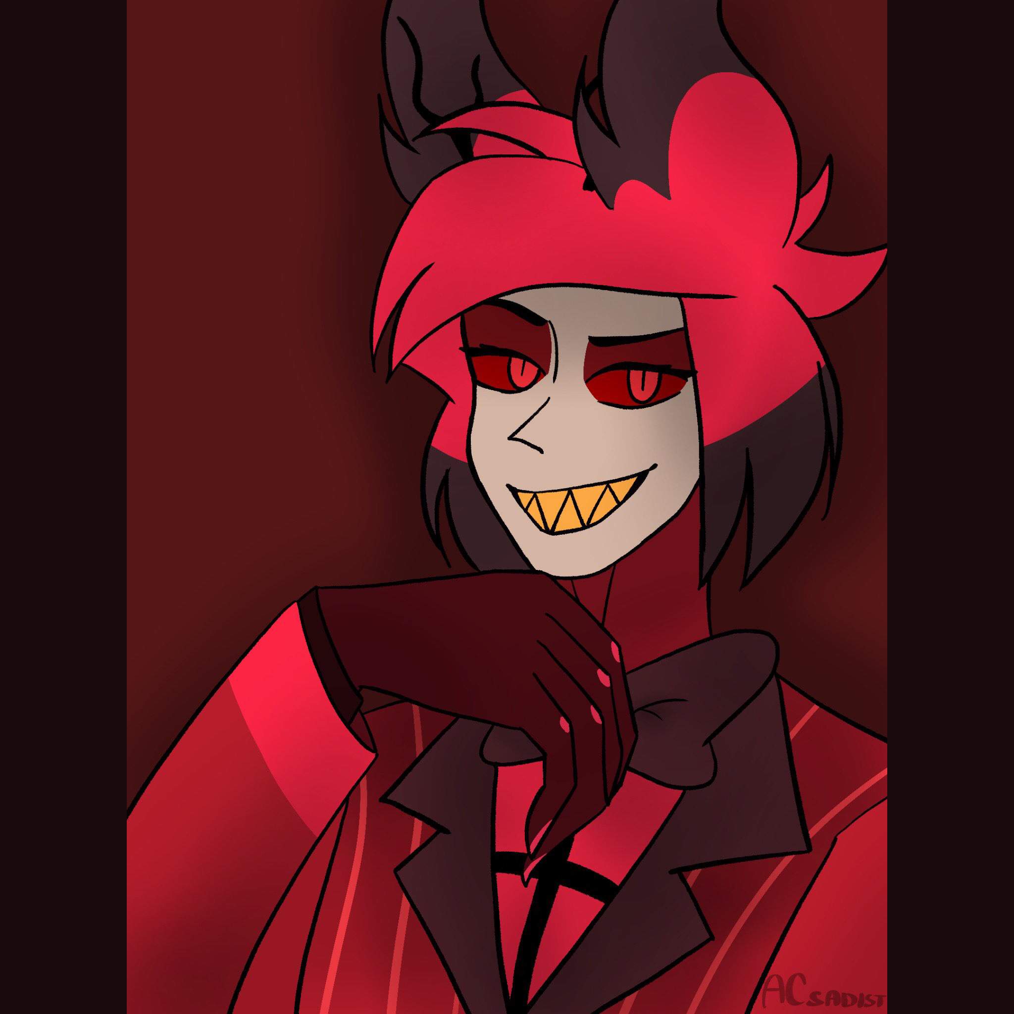 Alastor Fanart 🖤 ️ Hazbin Hotel Official Amino