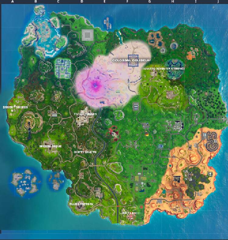 Fortnite C1 Map But There’s A Bunch Of C2 Pois 