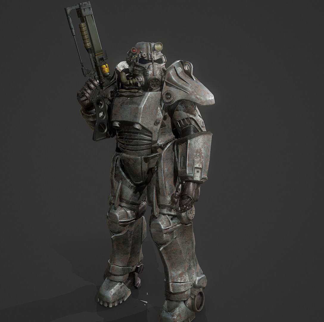 T 45 Power Armor Wiki Fallout Amino