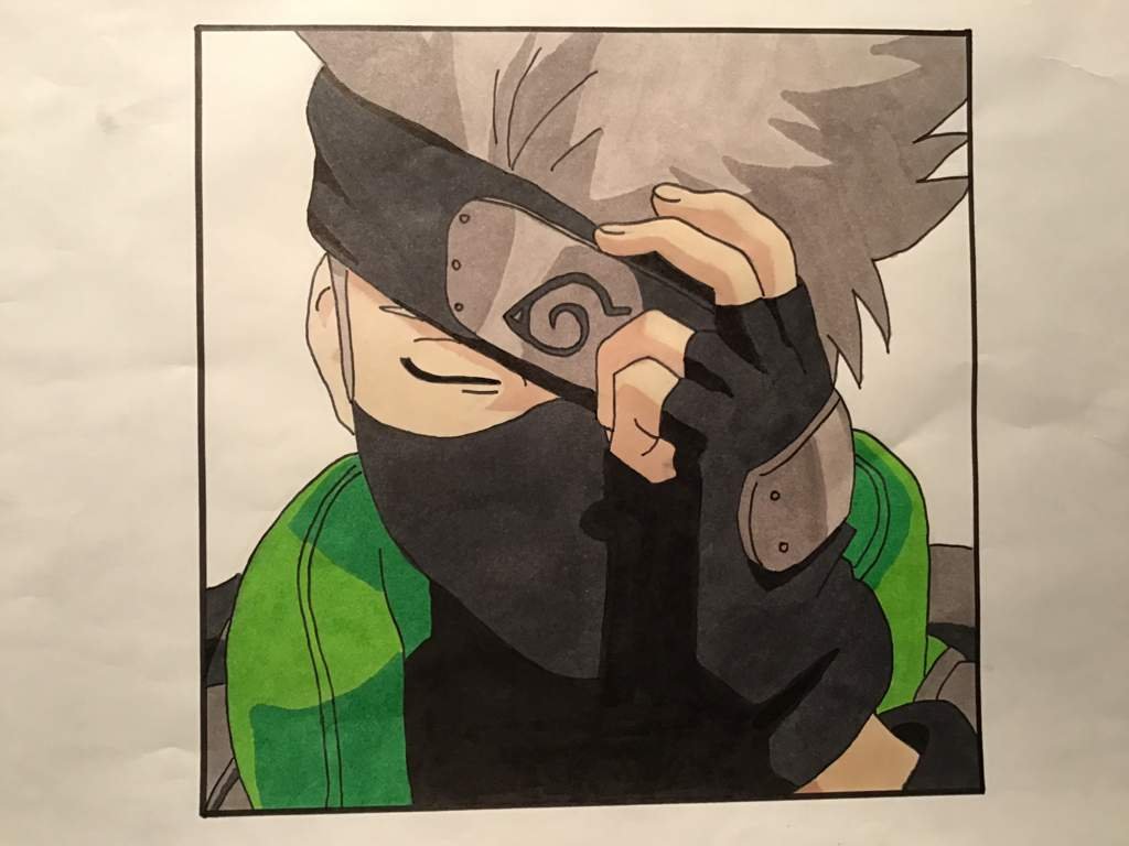 Dessin De Kakashi En Couleur Dessin • Kakashi. | Naruto & Boruto FR Amino
