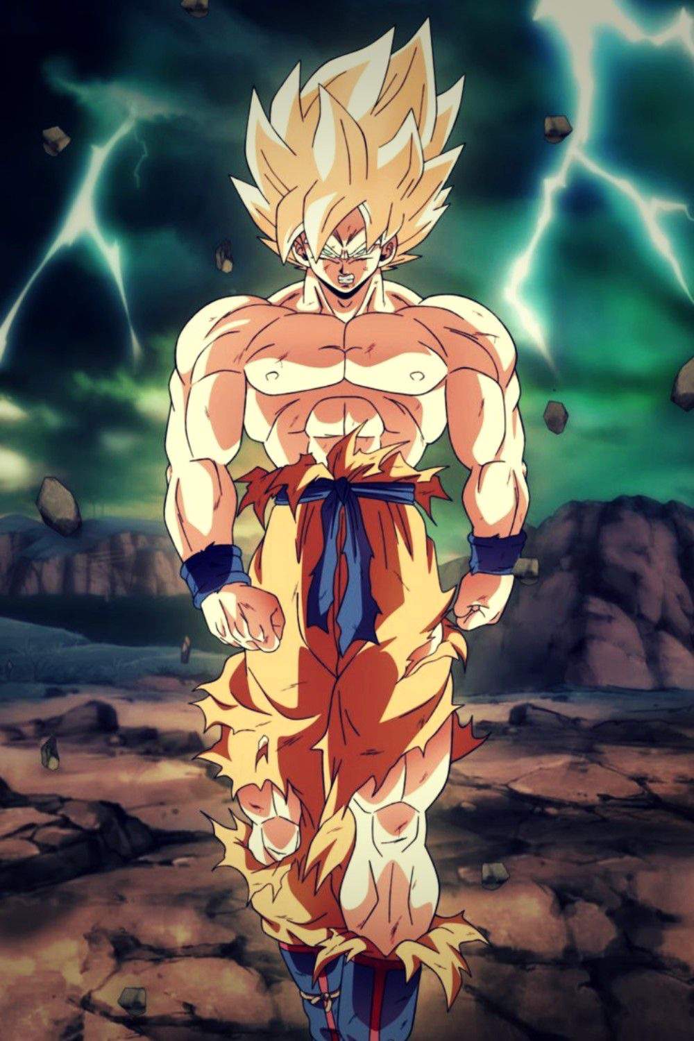 Goku se transforma en SSJ por primera vez... | DRAGON BALL ESPAÑOL Amino