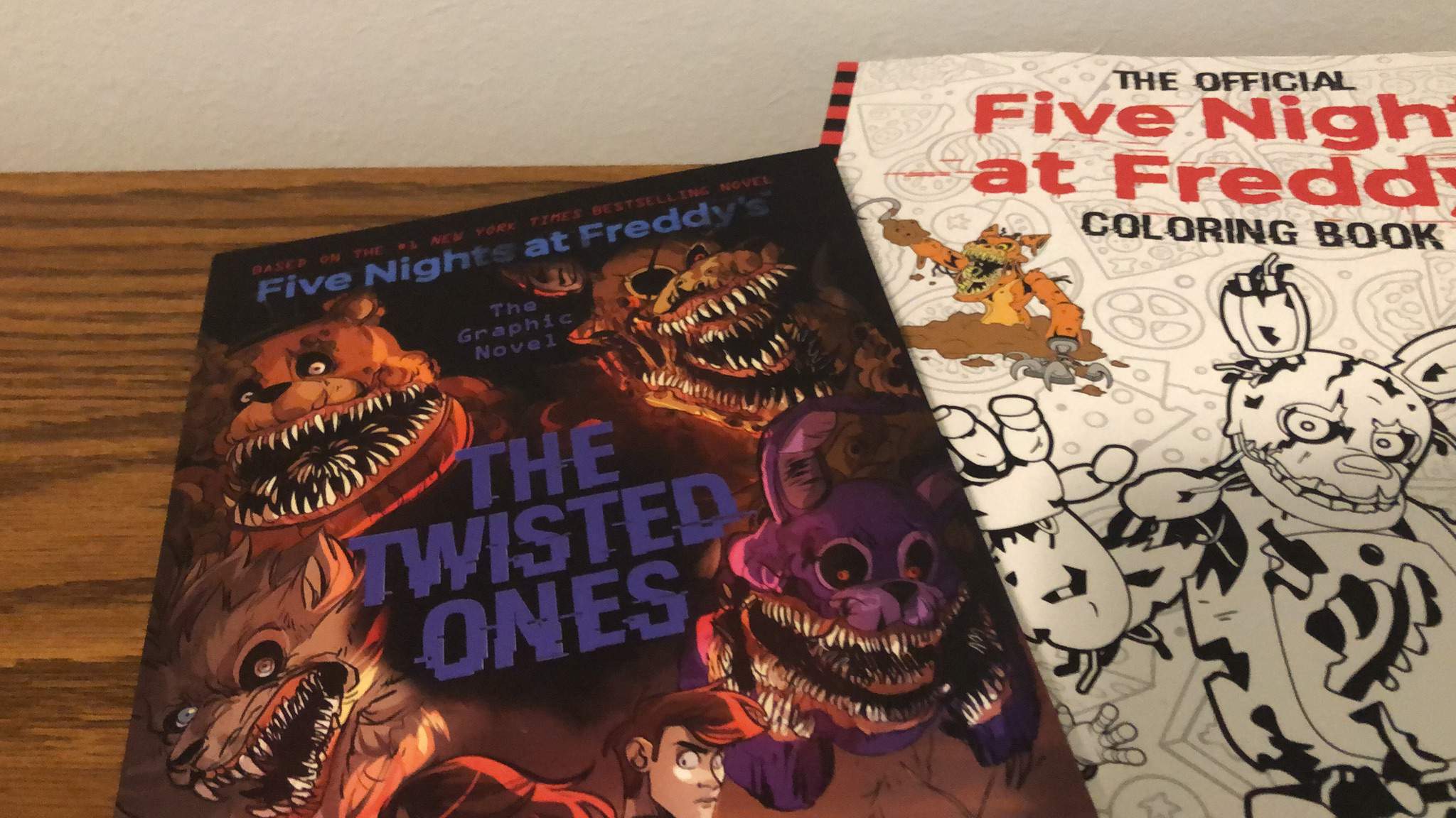 My Two New FNAF Books Has Arrived! Five Nights At Freddy's Amino