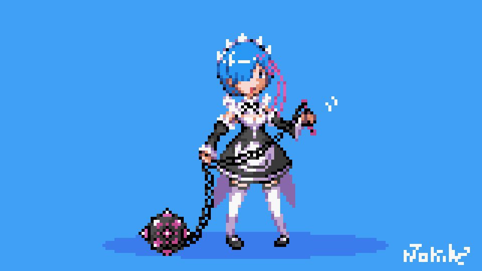 Rem Pixel Art Amino 0096