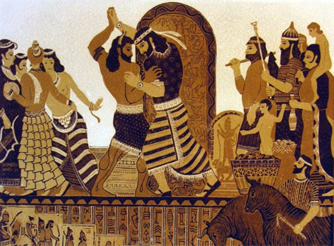 Gilgamesh And Enkidu Made For The Storm Of His Heart Mythology