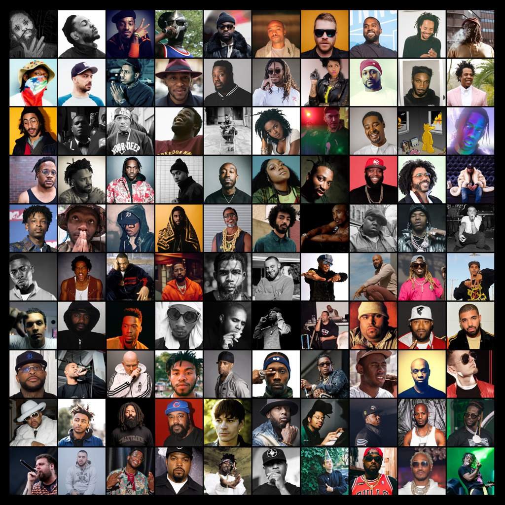 Create A Best Rappers Of All Time Tier List
