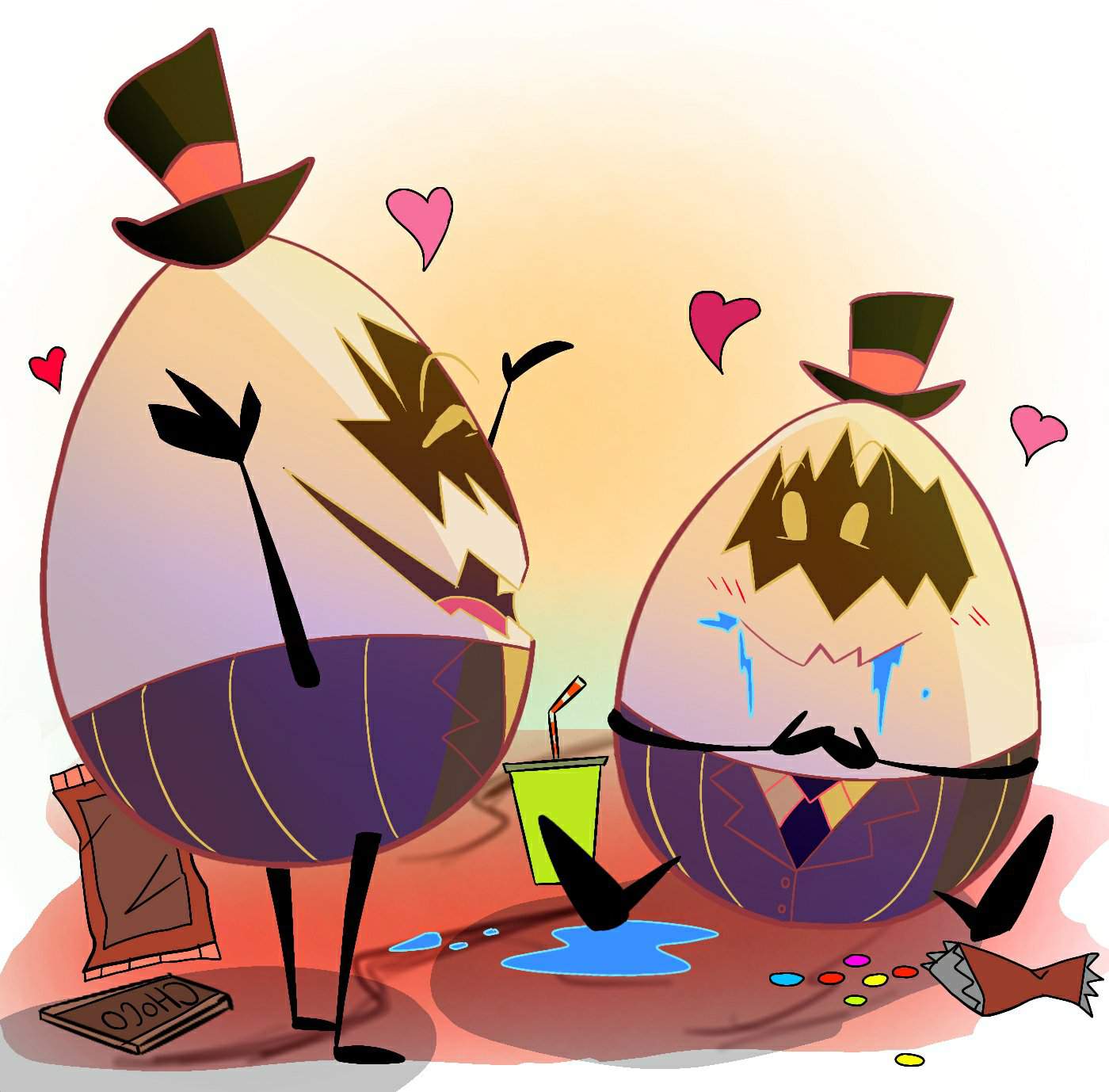 Sir Pentious Cute Egg Bois🥰 Hazbin Hotel Official Amino 8400