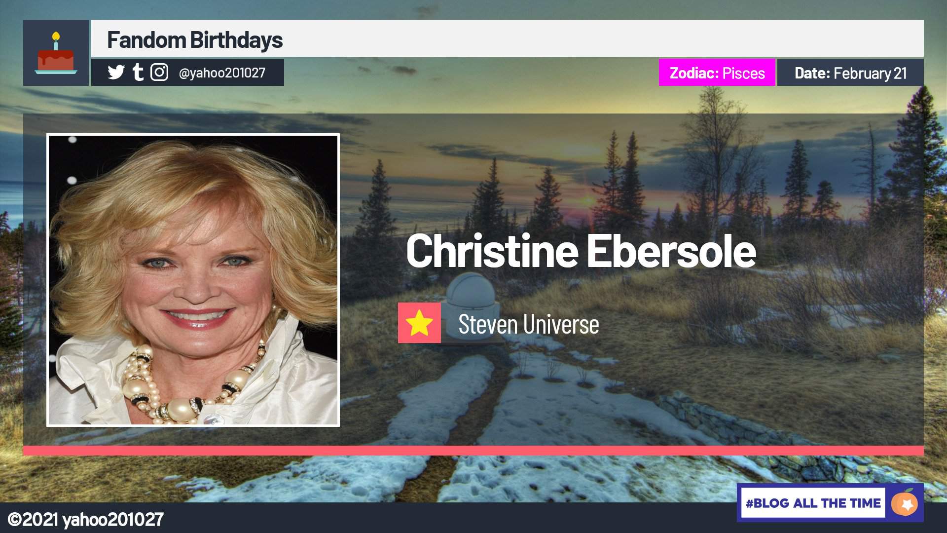 Happy Birthday, Christine Ebersole (2021) | Steven Universe Amino