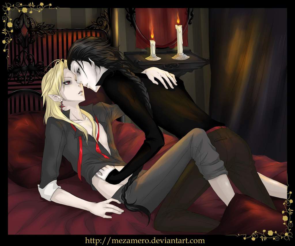 Секс с вампиром в сексуальном свадебном наряде