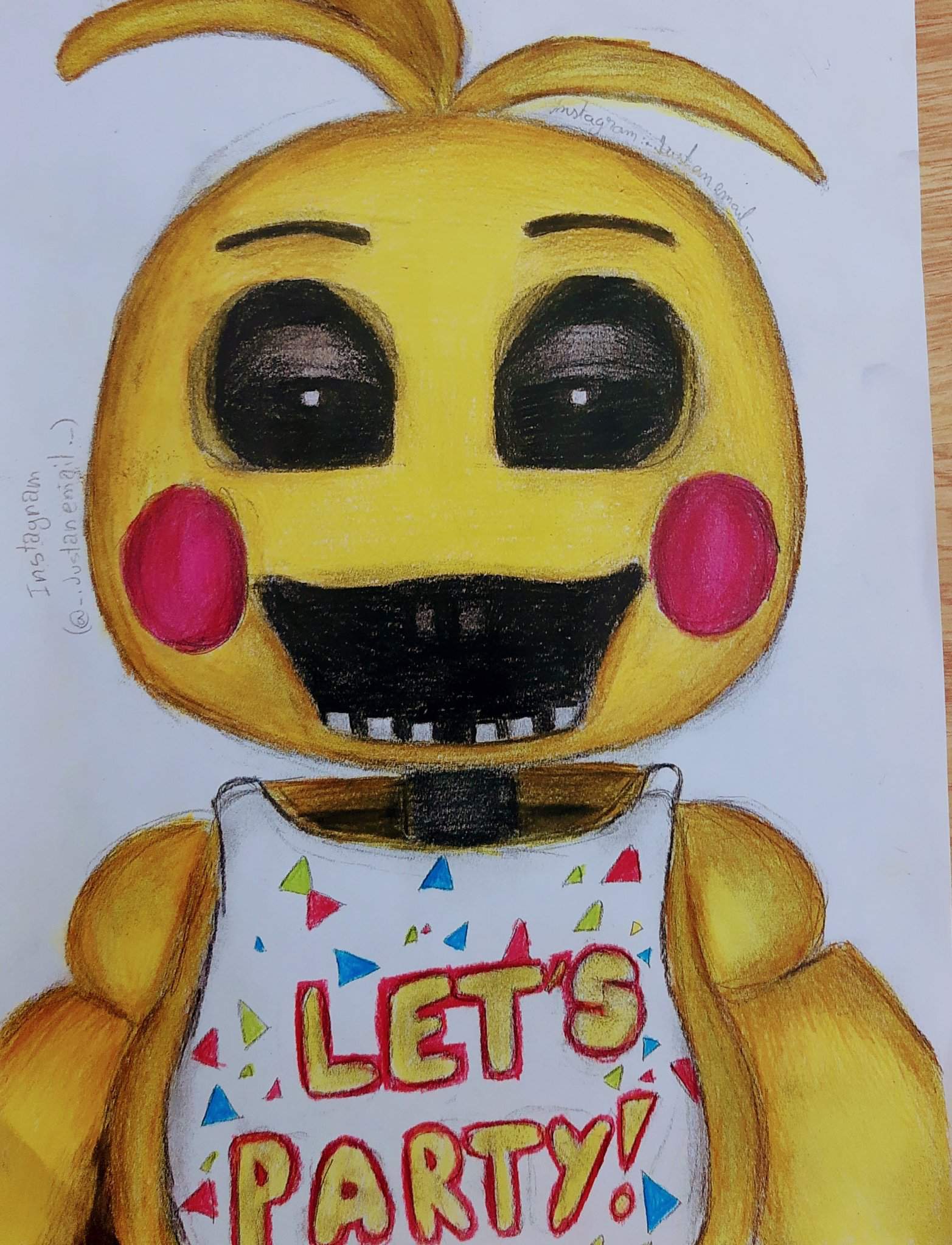 Toy Chica drawing Five Nights At Freddy's Amino