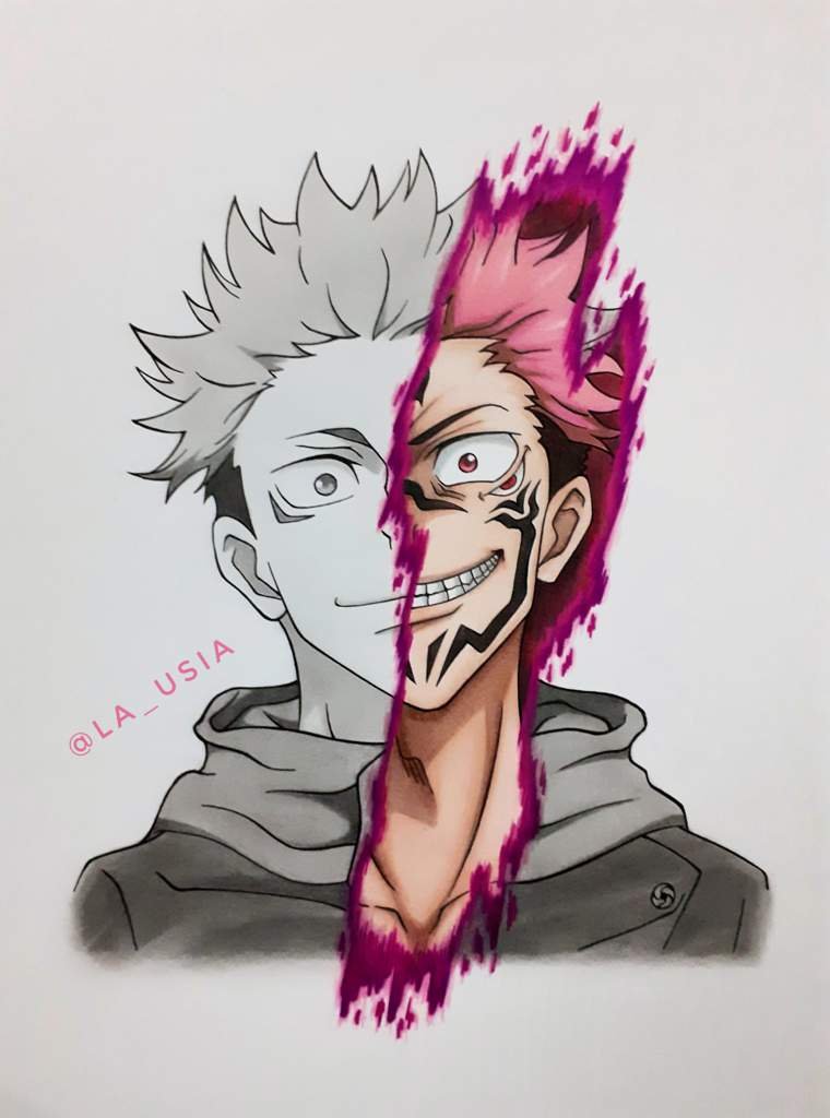 Itadori Sukuna Jujutsu Kaisen Xiao Genshin Impact DibujArte Amino