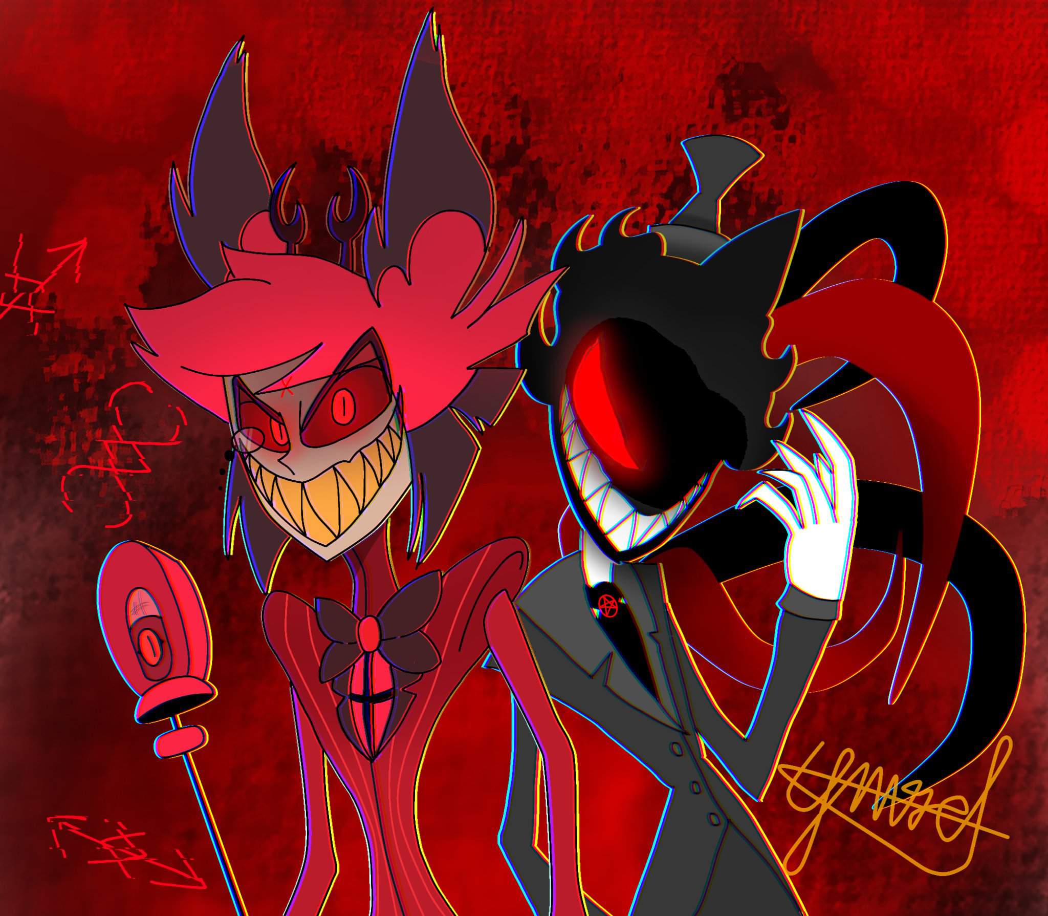 The Radio Demon And Shadow Demon Hazbin Hotel Official Amino