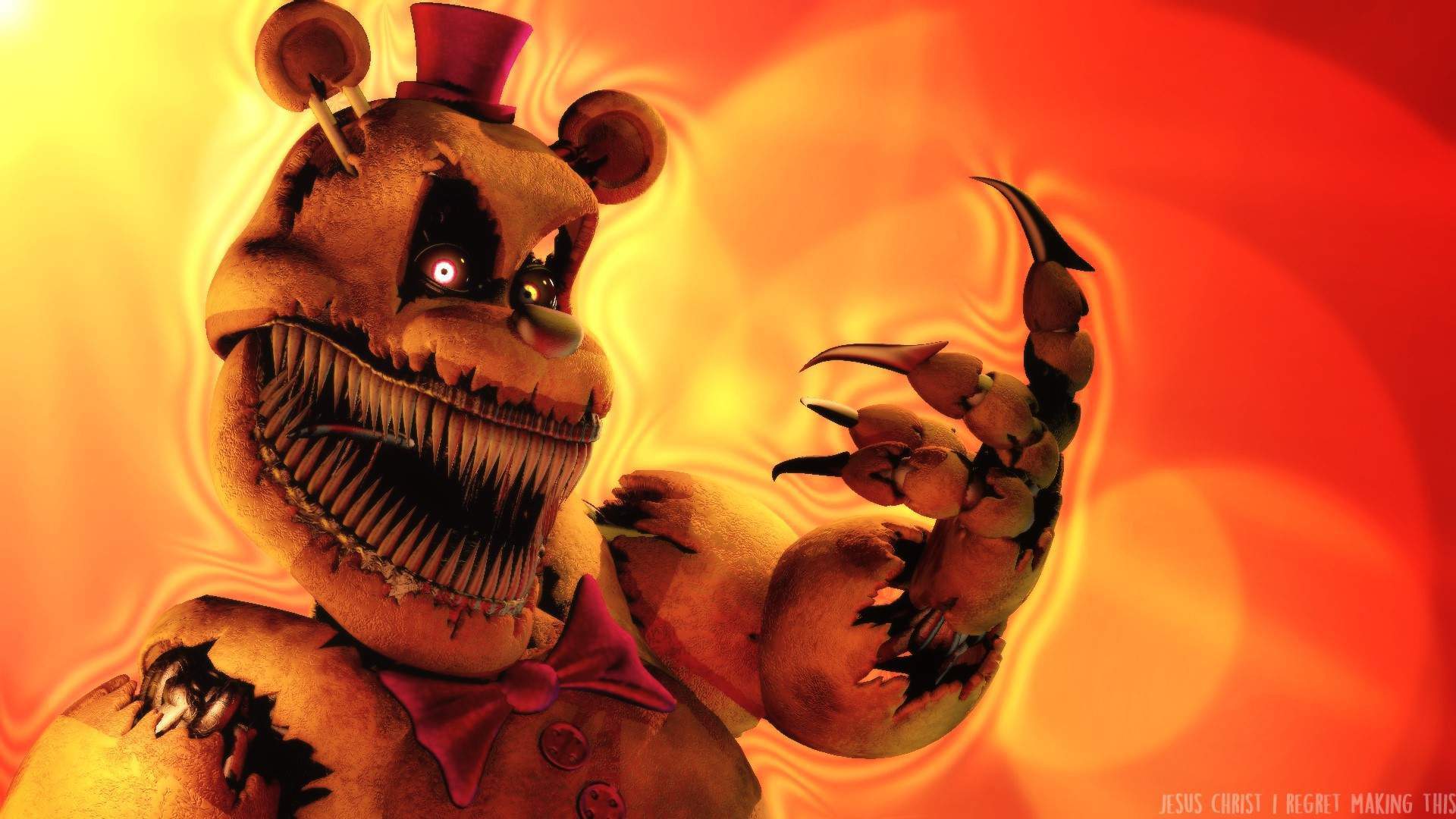 Demented Fredbear Wiki Fnaf Amino Español Amino 7497