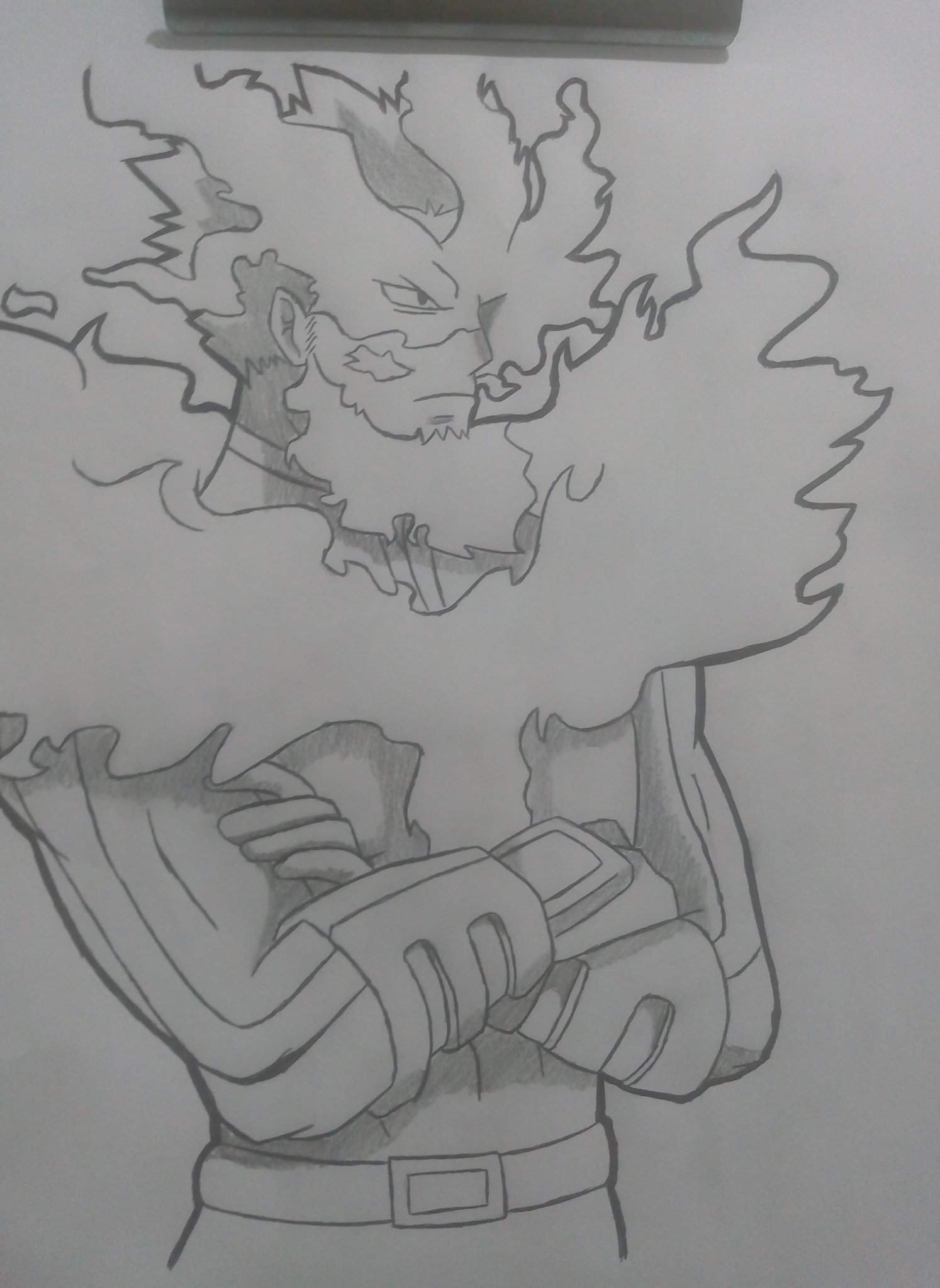 Endeavor Boku No Hero Desenho Rascunho E Pintura Amino