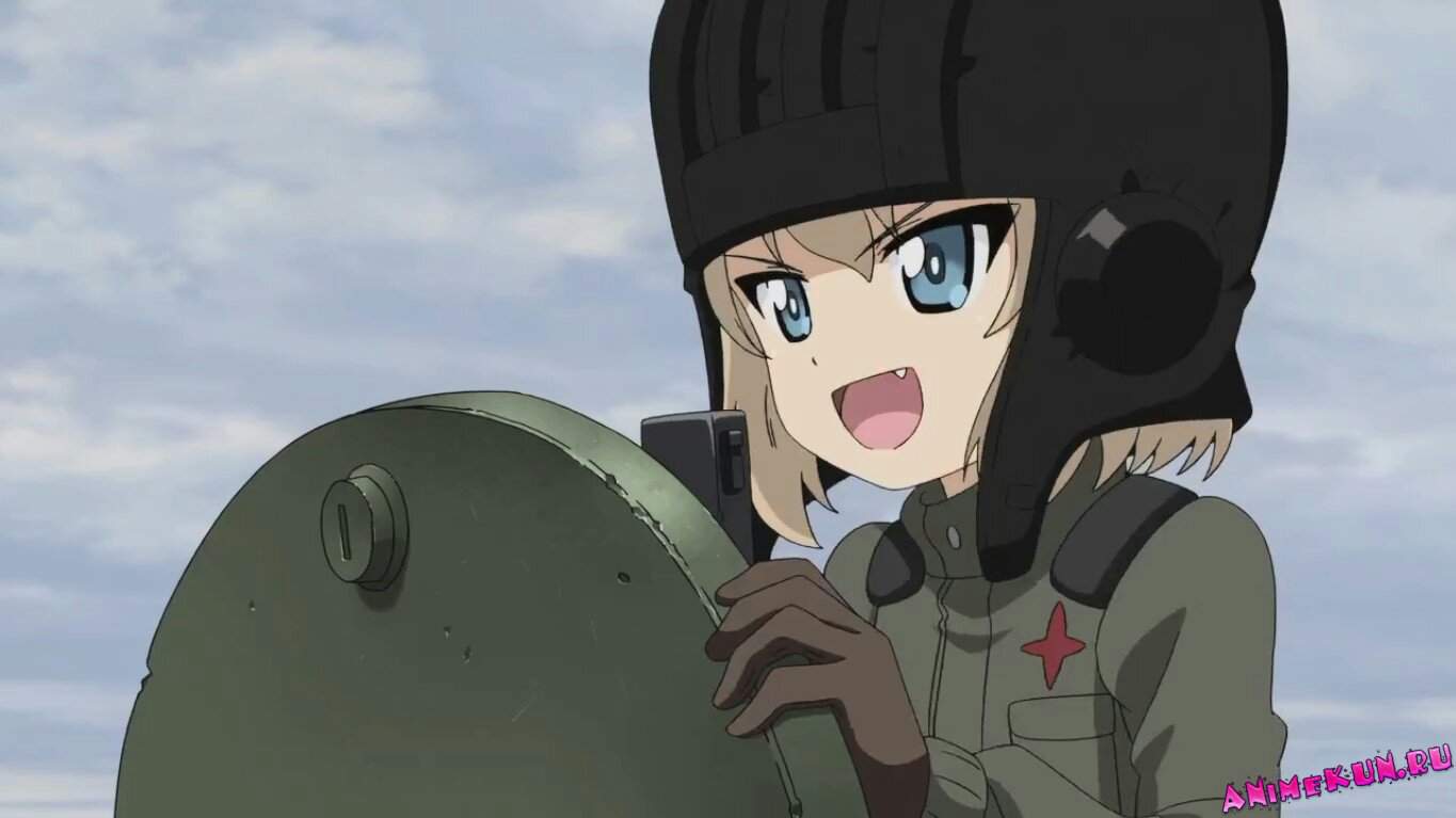 Girls und Panzer Катюша на танке