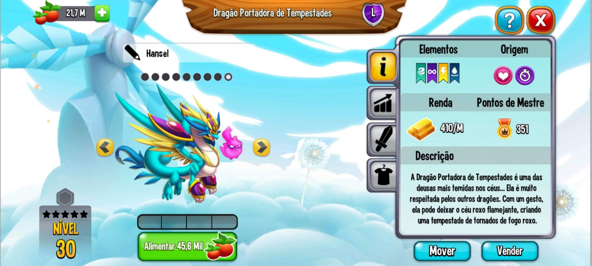 Dragão Portadora de Tempestades Dragon City Amino Amino