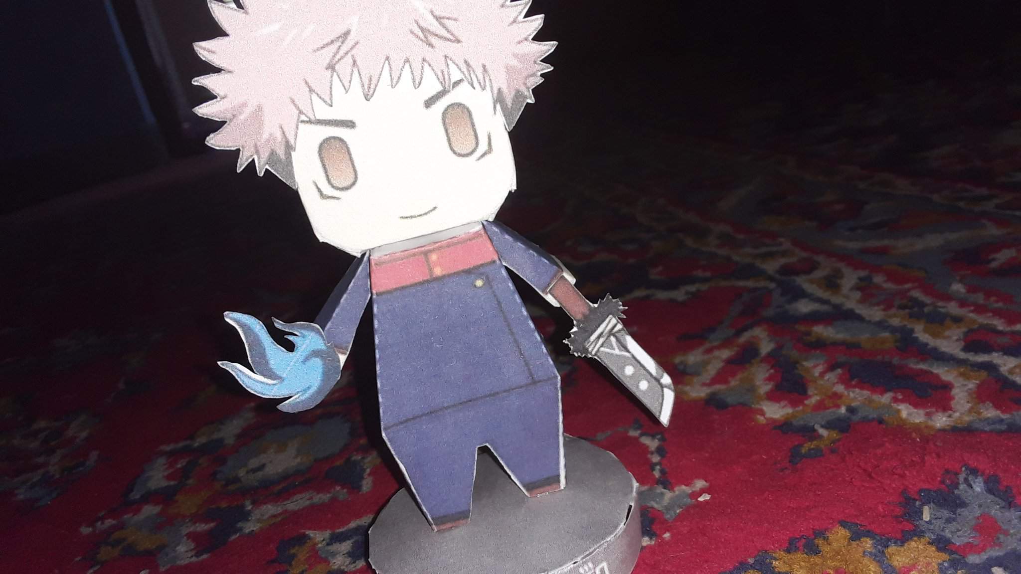 Papercraft Yuji Itadori ساخت خودم 🎓iranian Anime School🎓 Amino