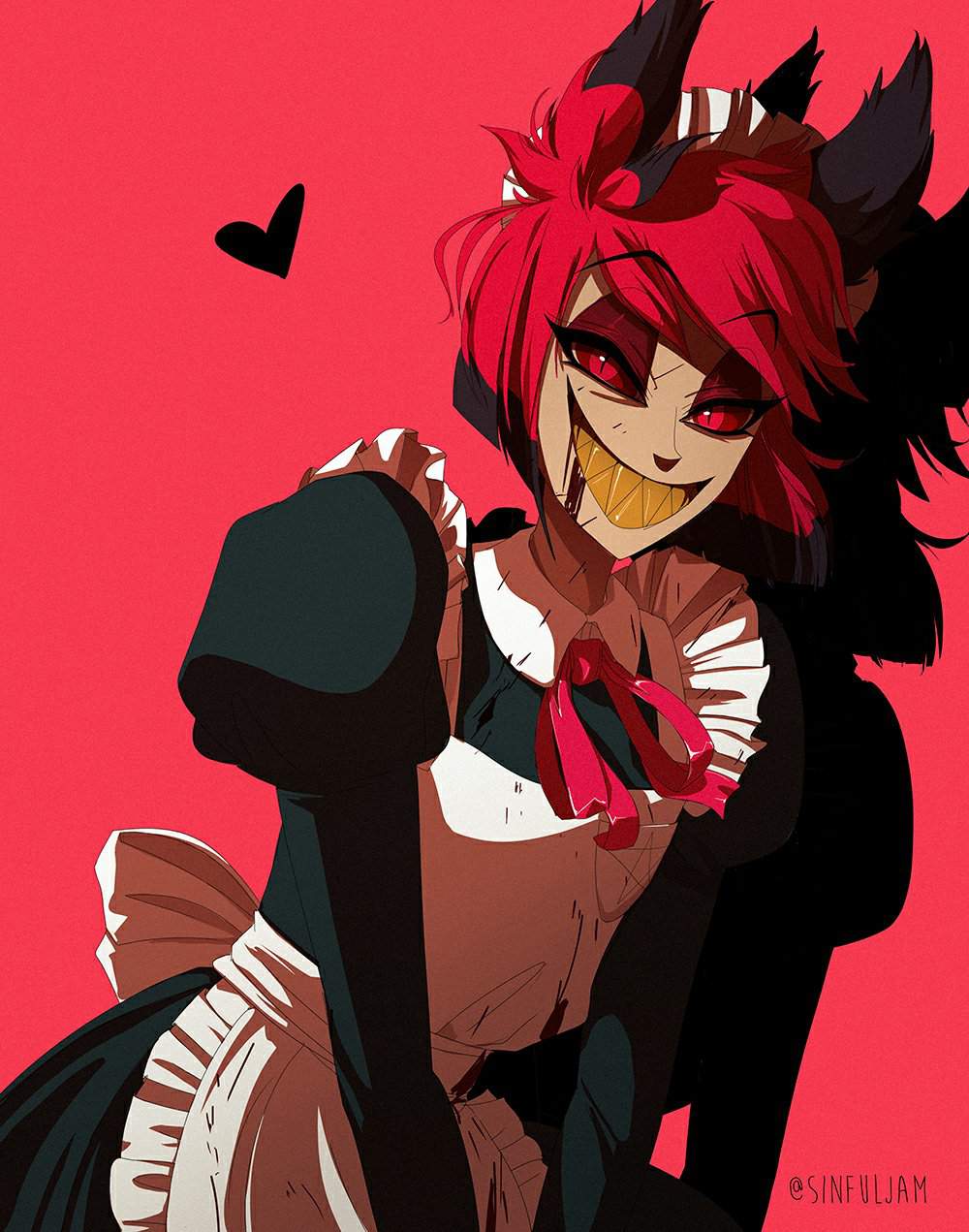 Клубничная горничная Uwu 🍓 Отель Хазбин Hazbin Hotel Amino