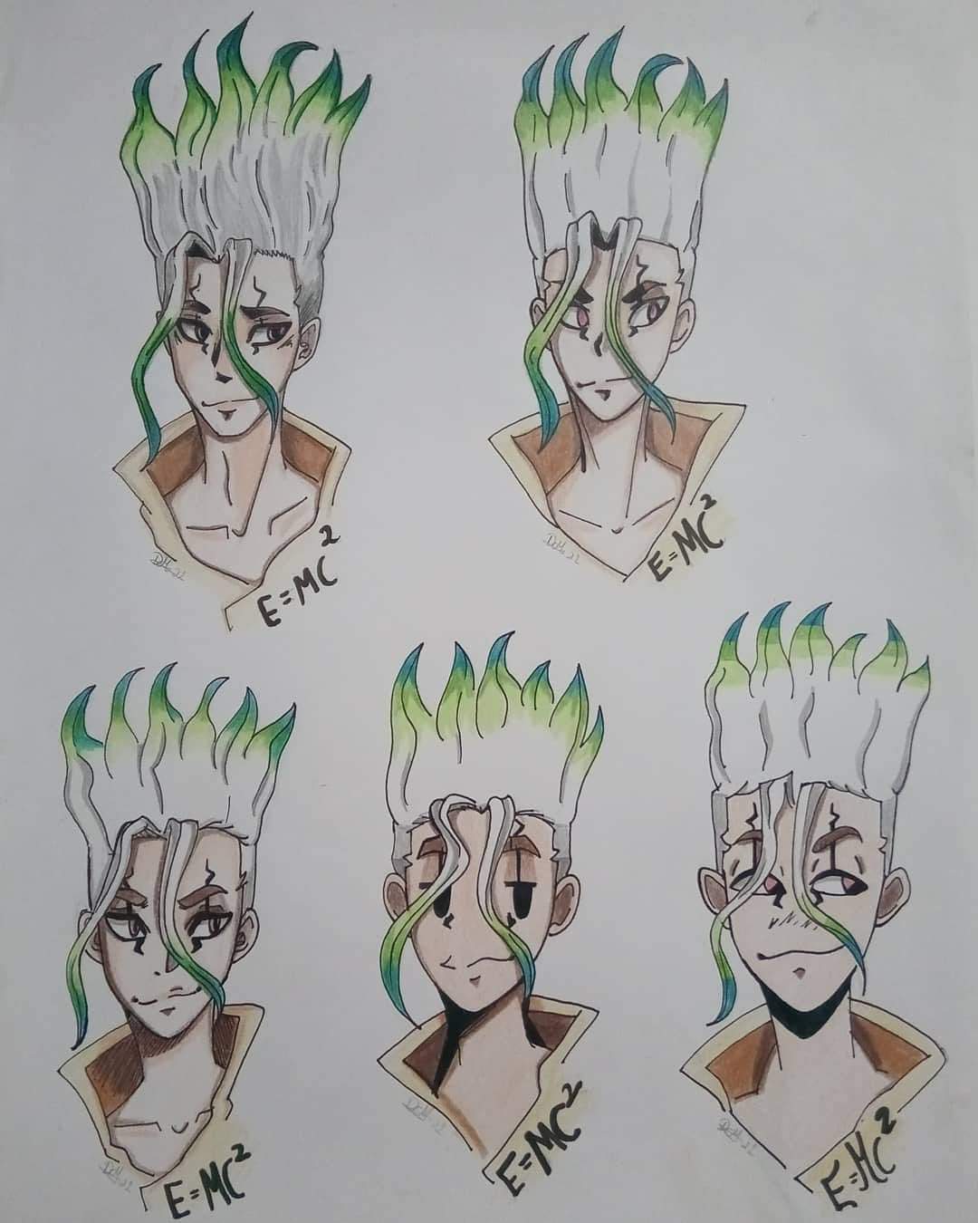 Senku• Fanarts Desenhos ⭐⭐⭐⭐ Amino