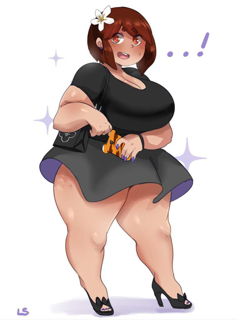 Cute Plus Size Anime Girl