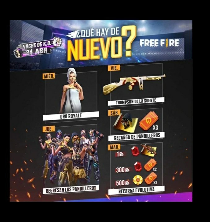 Que hay de nuevo? | •°FREE FIRE°• Amino - Que Va A Ver De Nuevo En Free Fire
