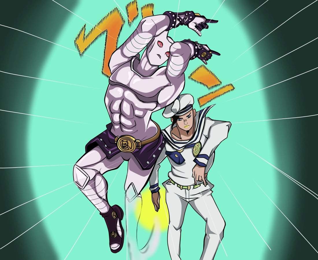 Killer Queen Y Kira Jojolion Estilo Anime Parte 4 