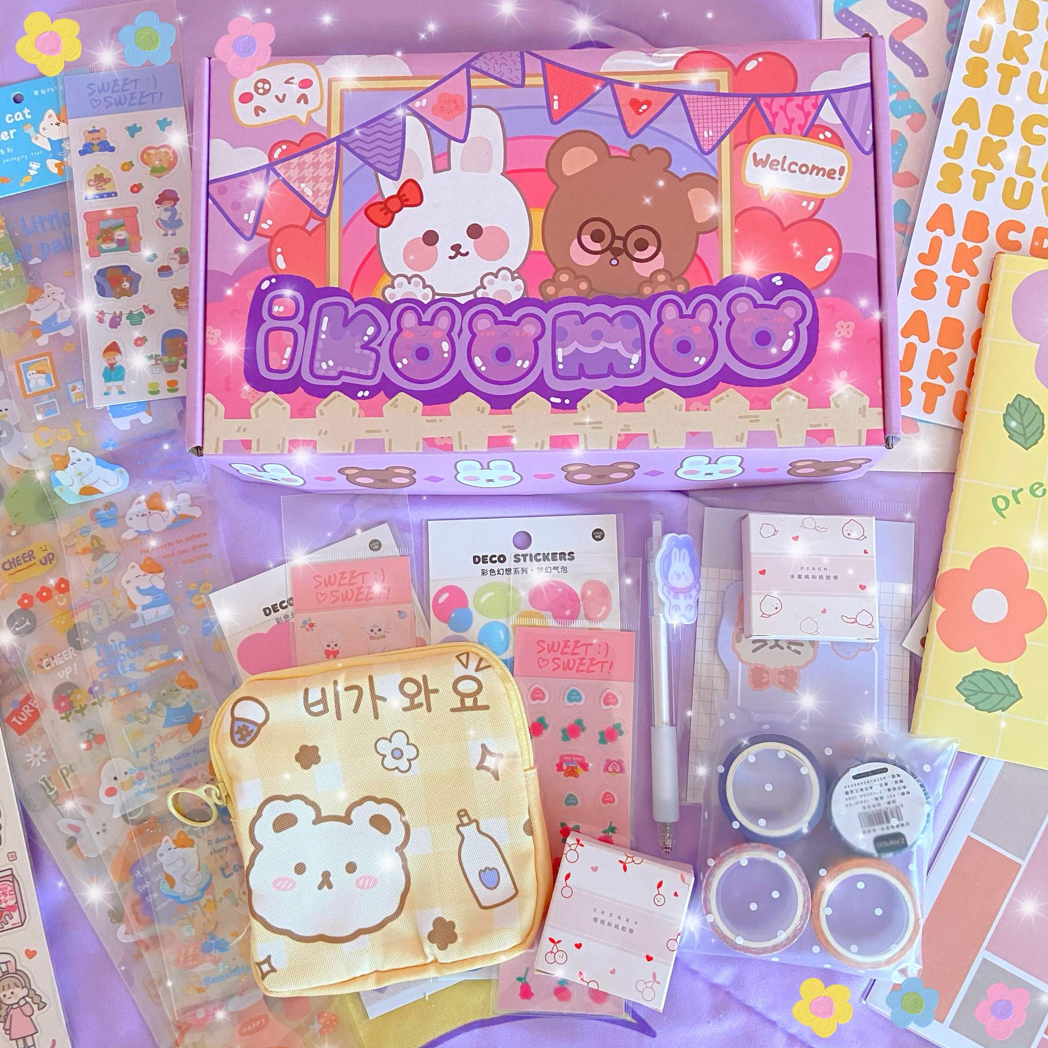 Ikoomoo mystery Kawaii box unboxing! | kawaii + aesthetic haul ✿ | Amino Amino