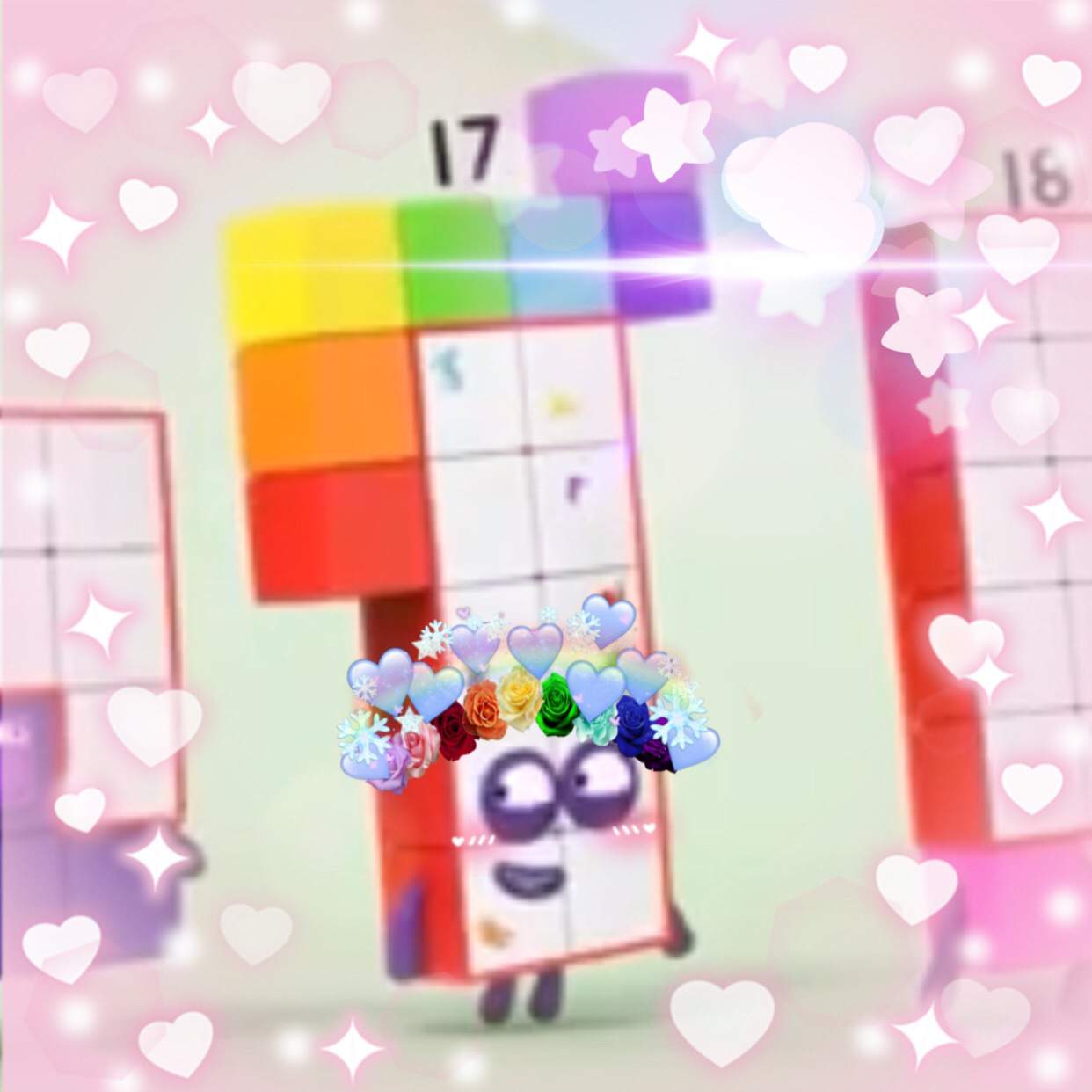 Numberblocks Seventeen PicsArt ♡Official Numberblocks Amino♡ Amino