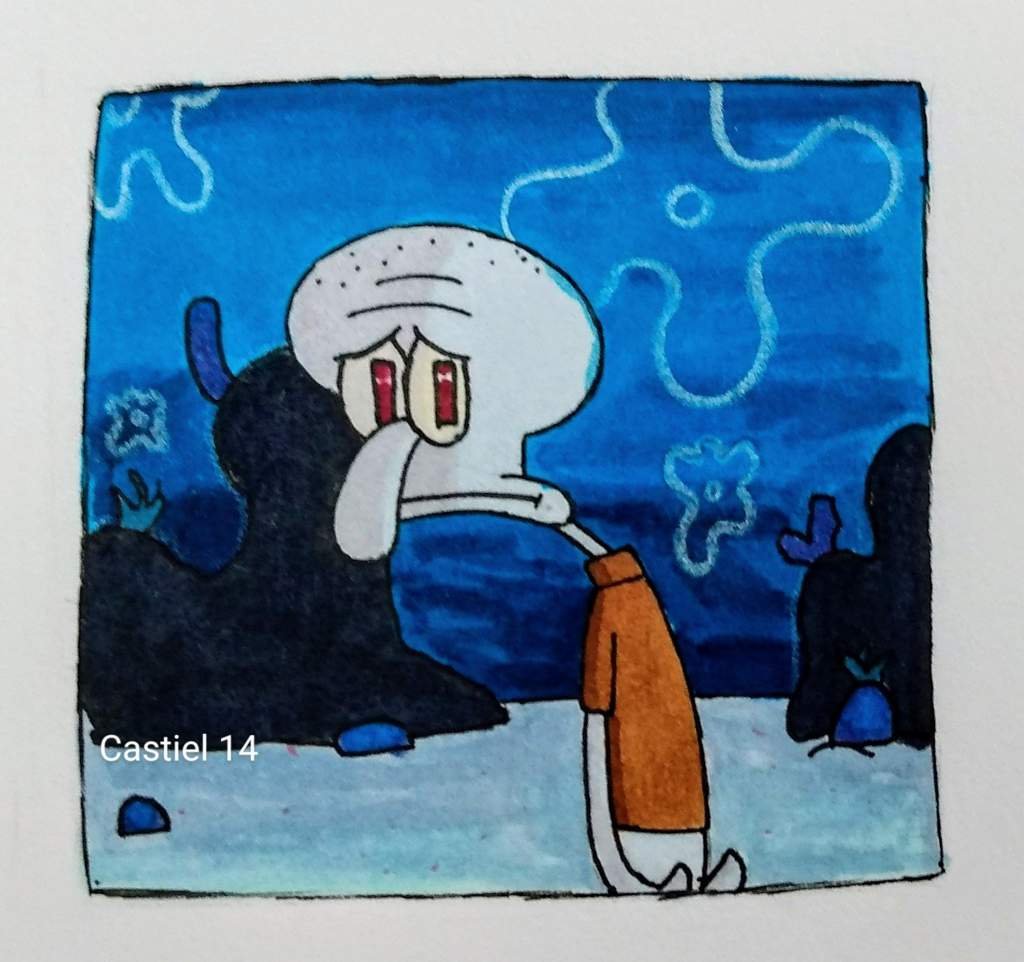Drawing Squidward - kltmx74