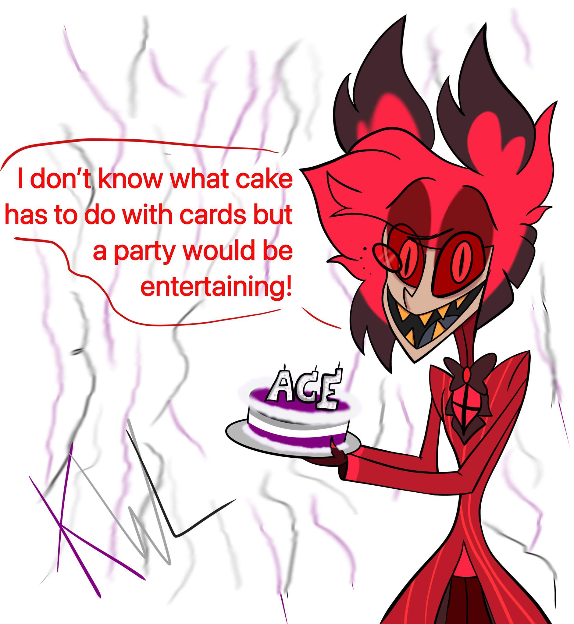 Alastor Ace Cake Hazbin Hotel Official Amino