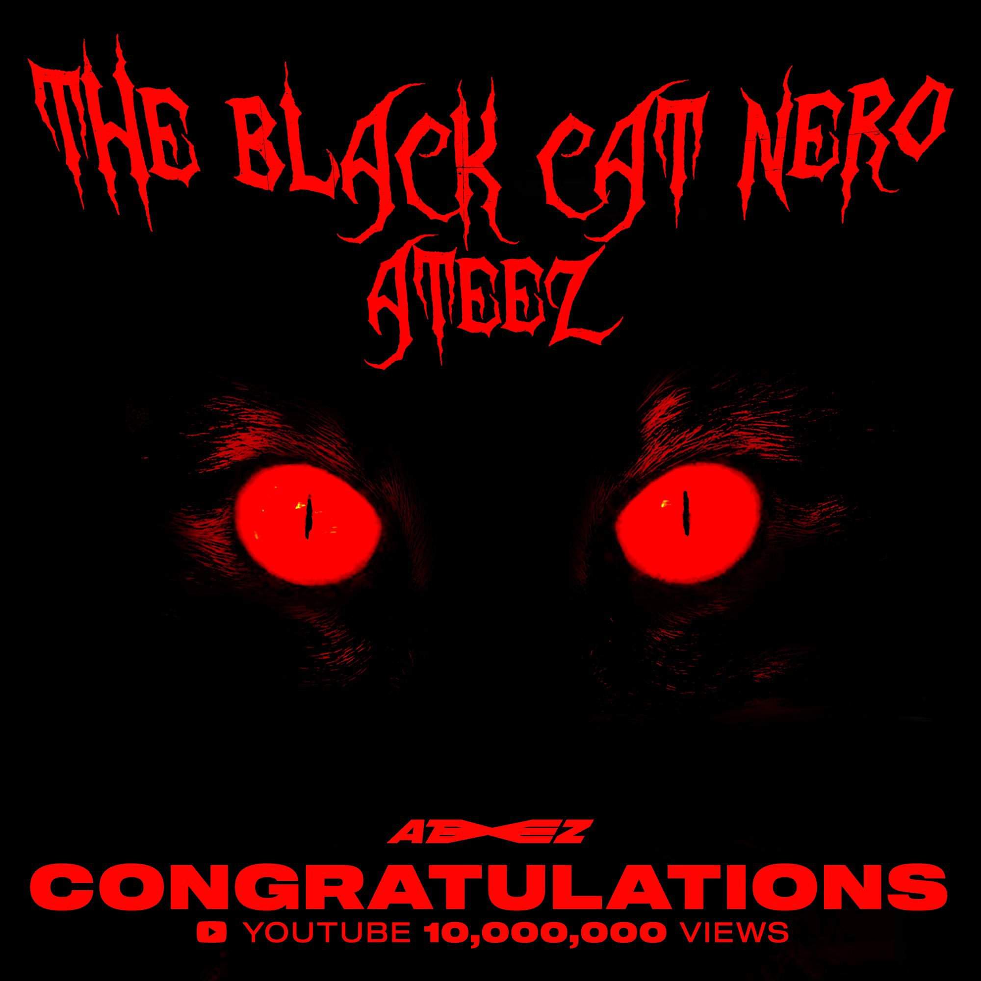 THE BLACK CAT NERO Halloween Performance Video 10 000 000 Views