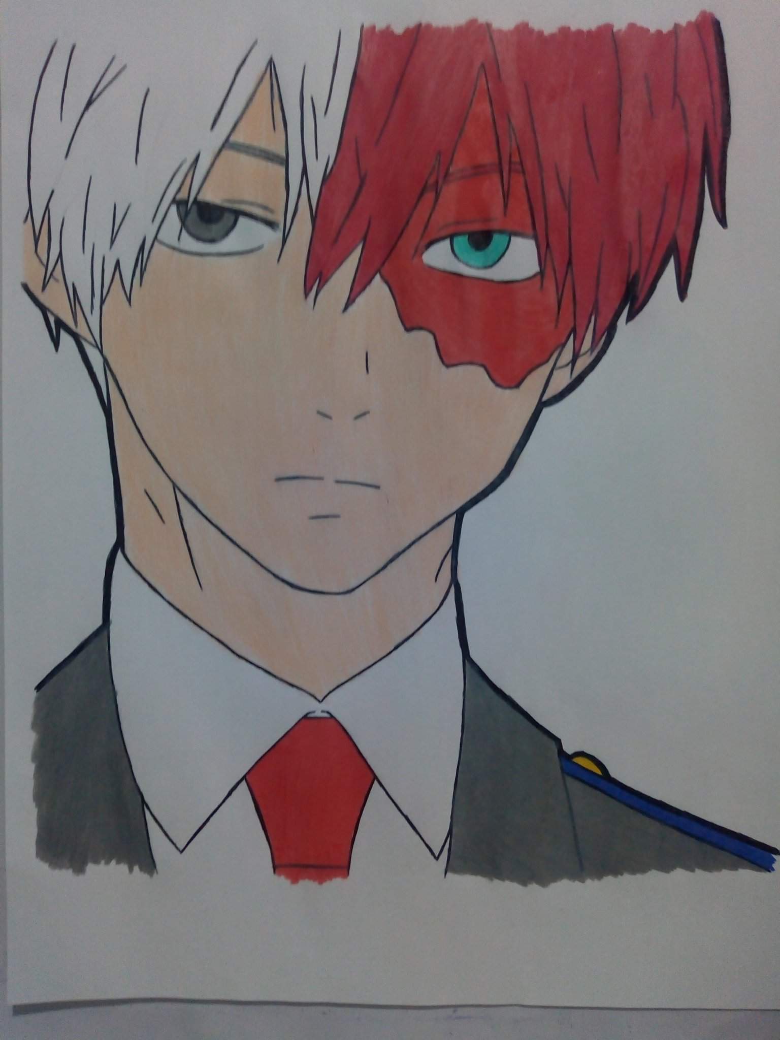 Todoroki Boku No Hero Desenho Rascunho E Pintura Amino