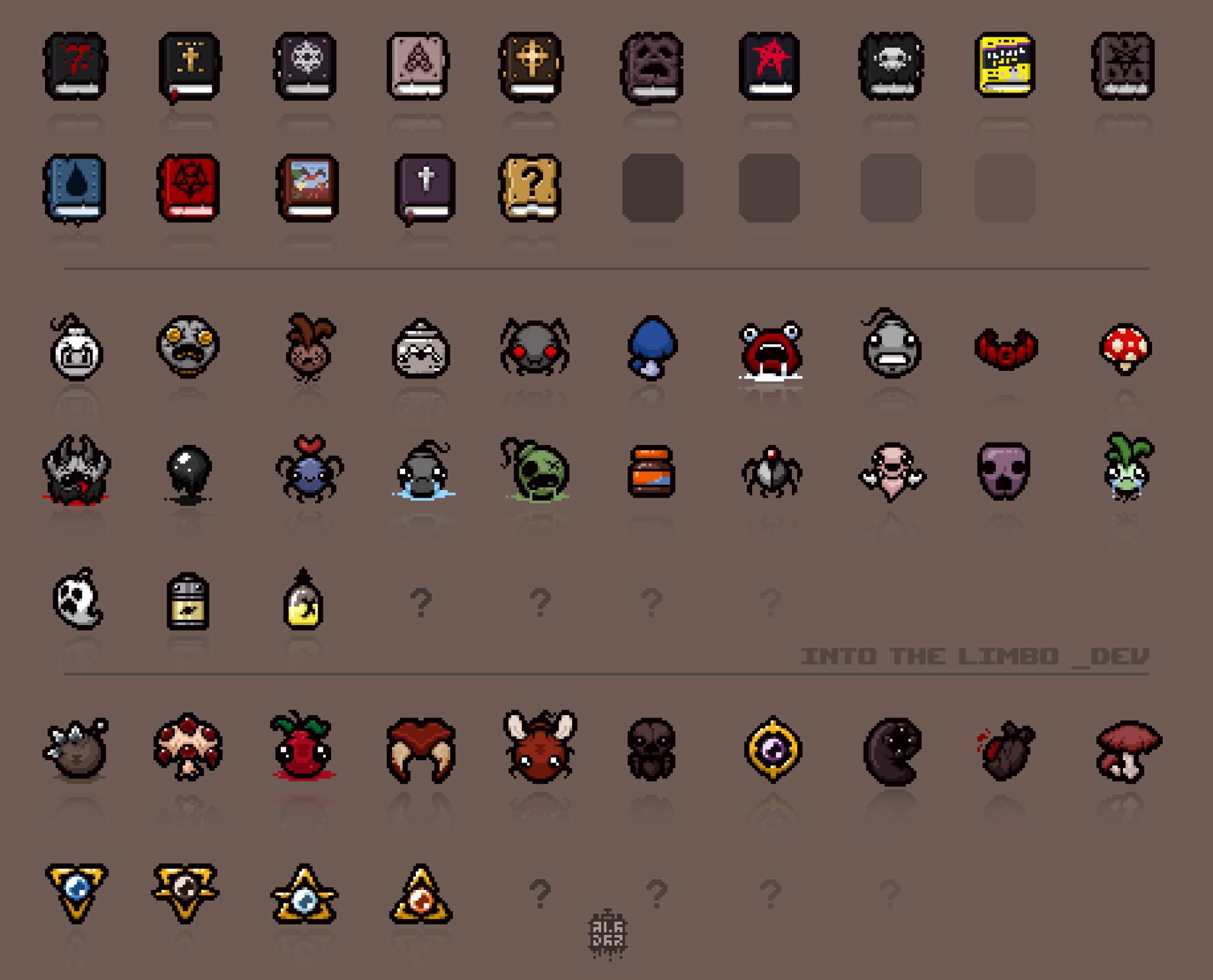 All Sprites And Resprites For A Mod So Far The Binding Of