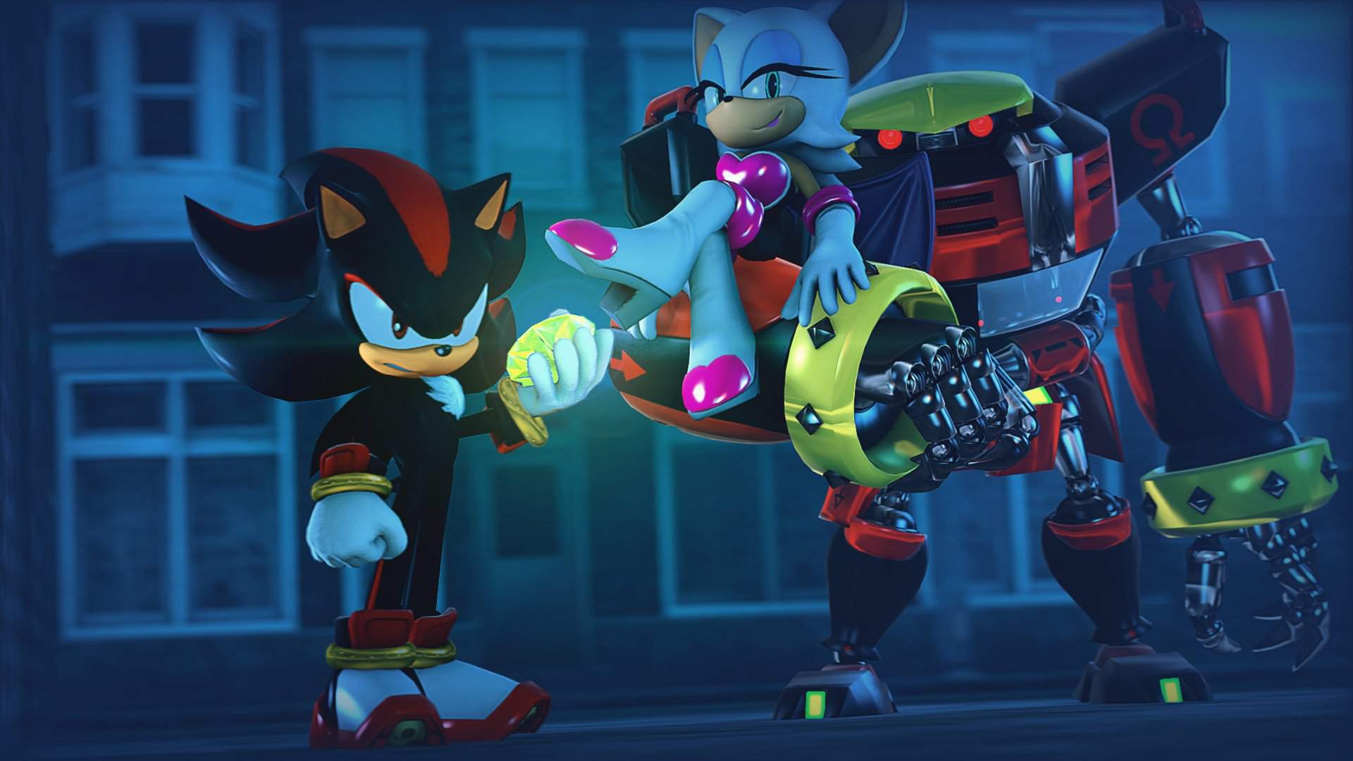 Sfm Team Dark Sonic The Hedgehog Amino