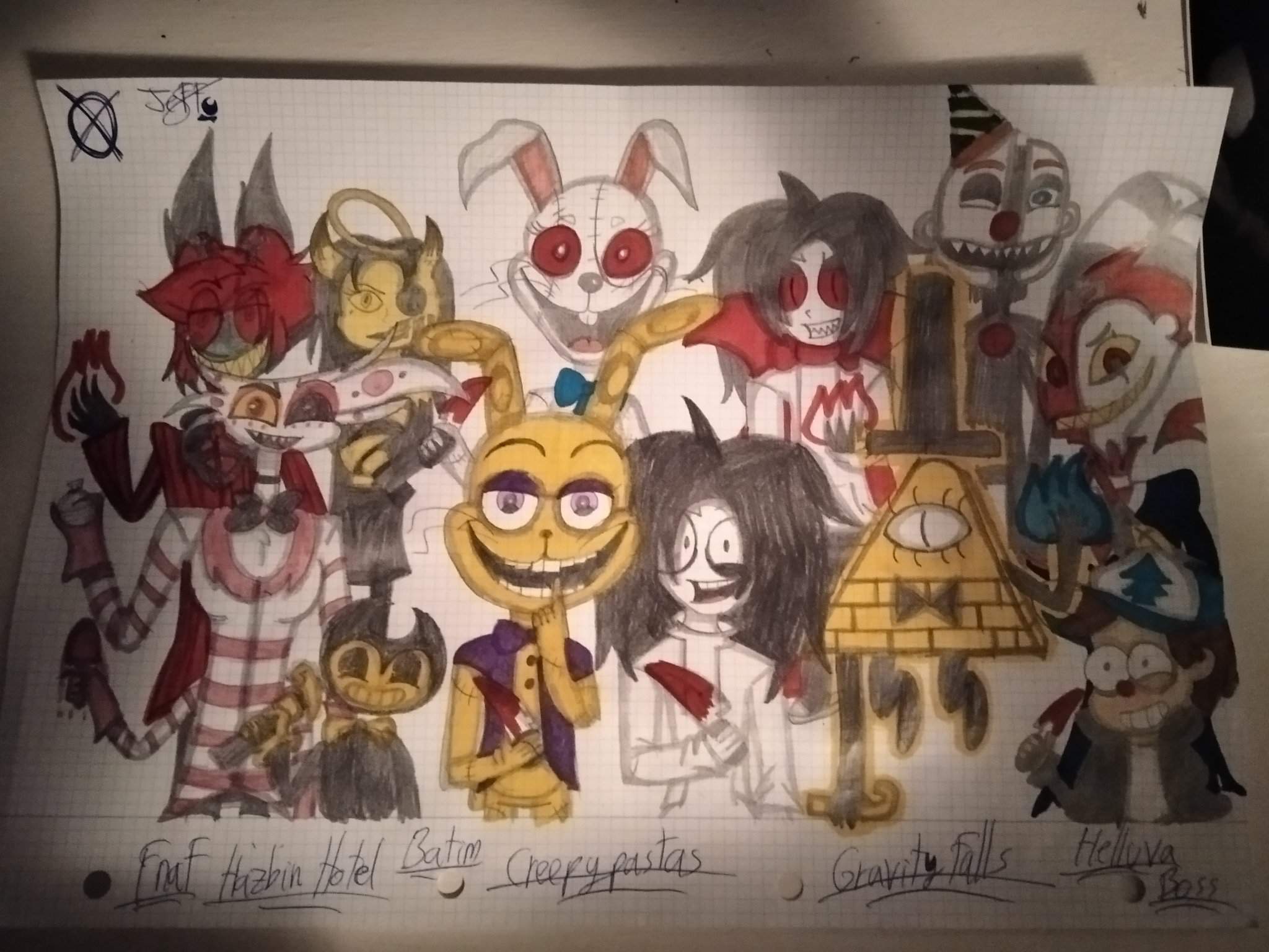 Dibujo épico Terminado Creepypastas Amino Amino