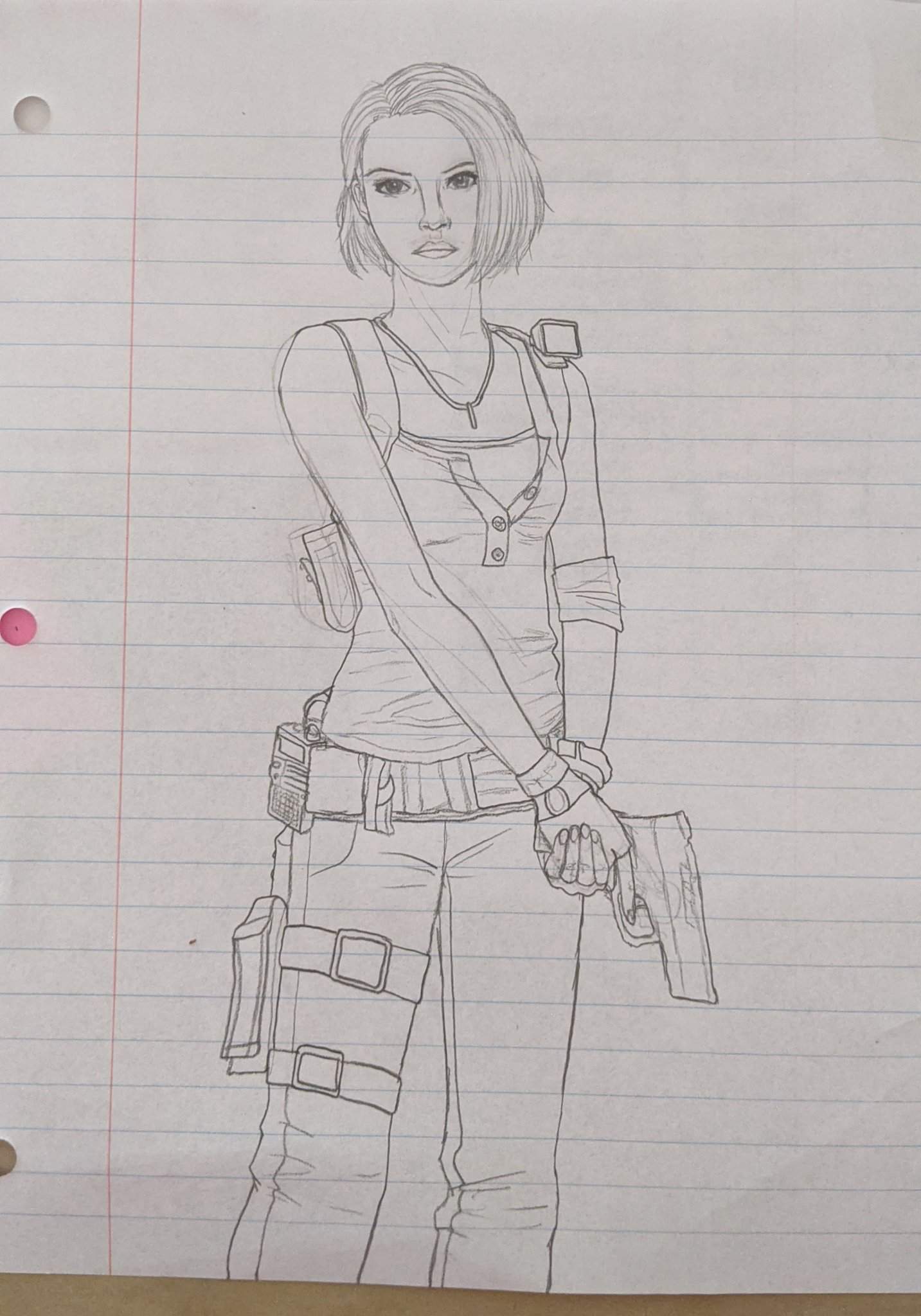 Jill Valentine Drawing 💙 Resident Evil Amino