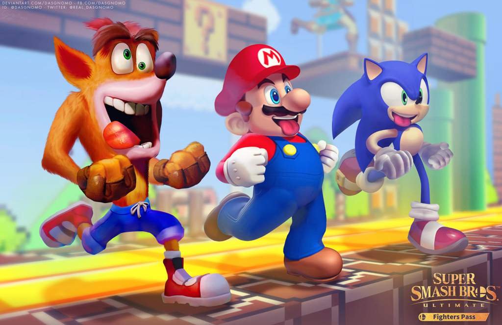 Super Crash Bros (Original Fan Art) E3 prediction (again!) Mario Amino