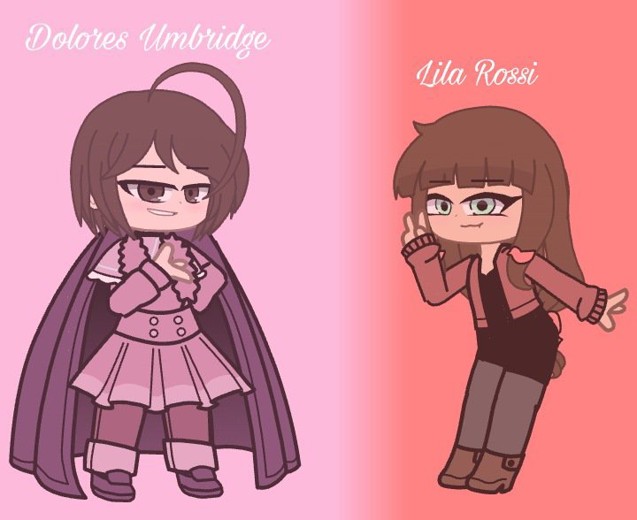 Dolores Umbridge And Lila Rossi Gacha Life Amino