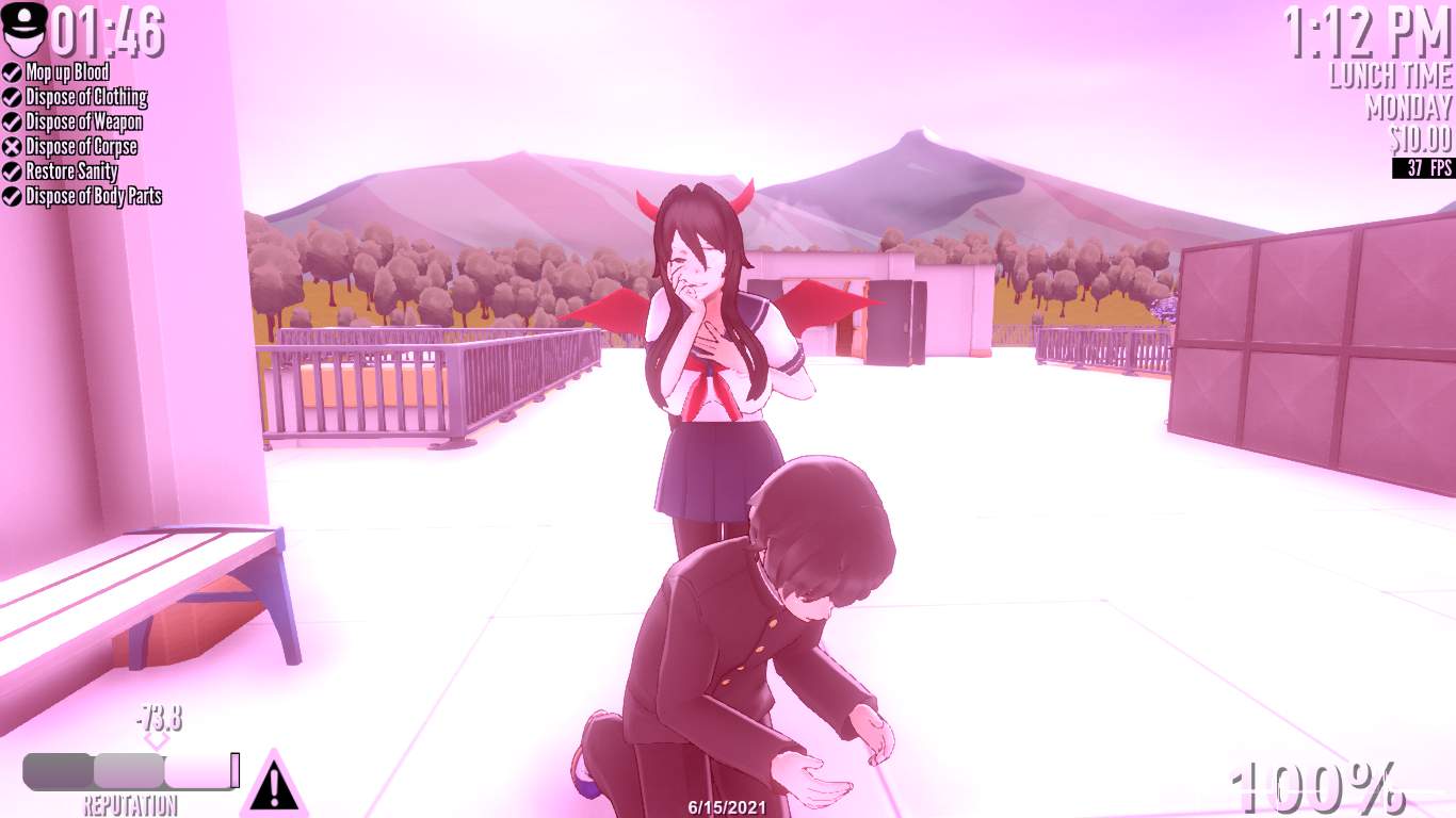 yandere simulator browser game