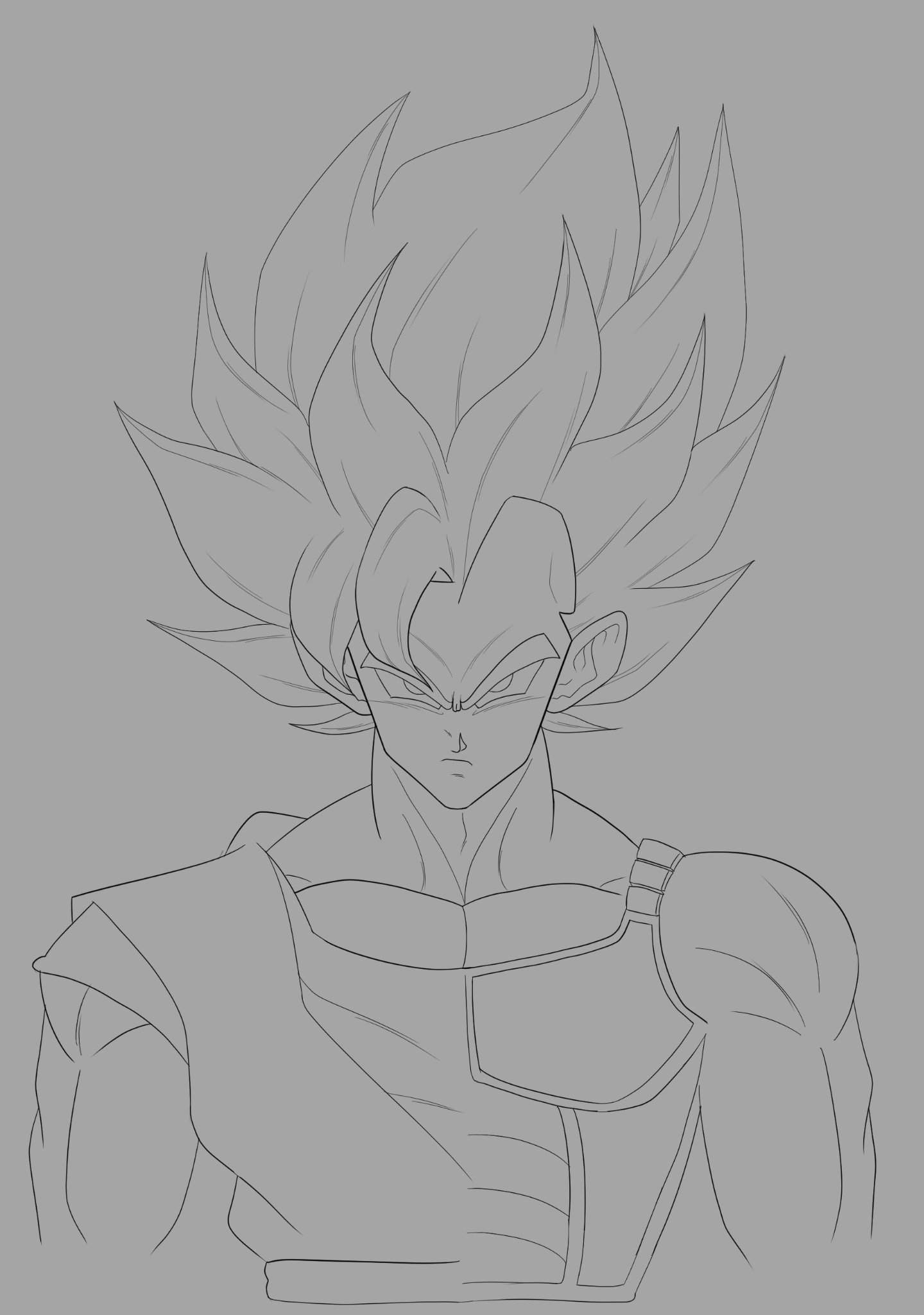 Goku Vegeta Doodle 