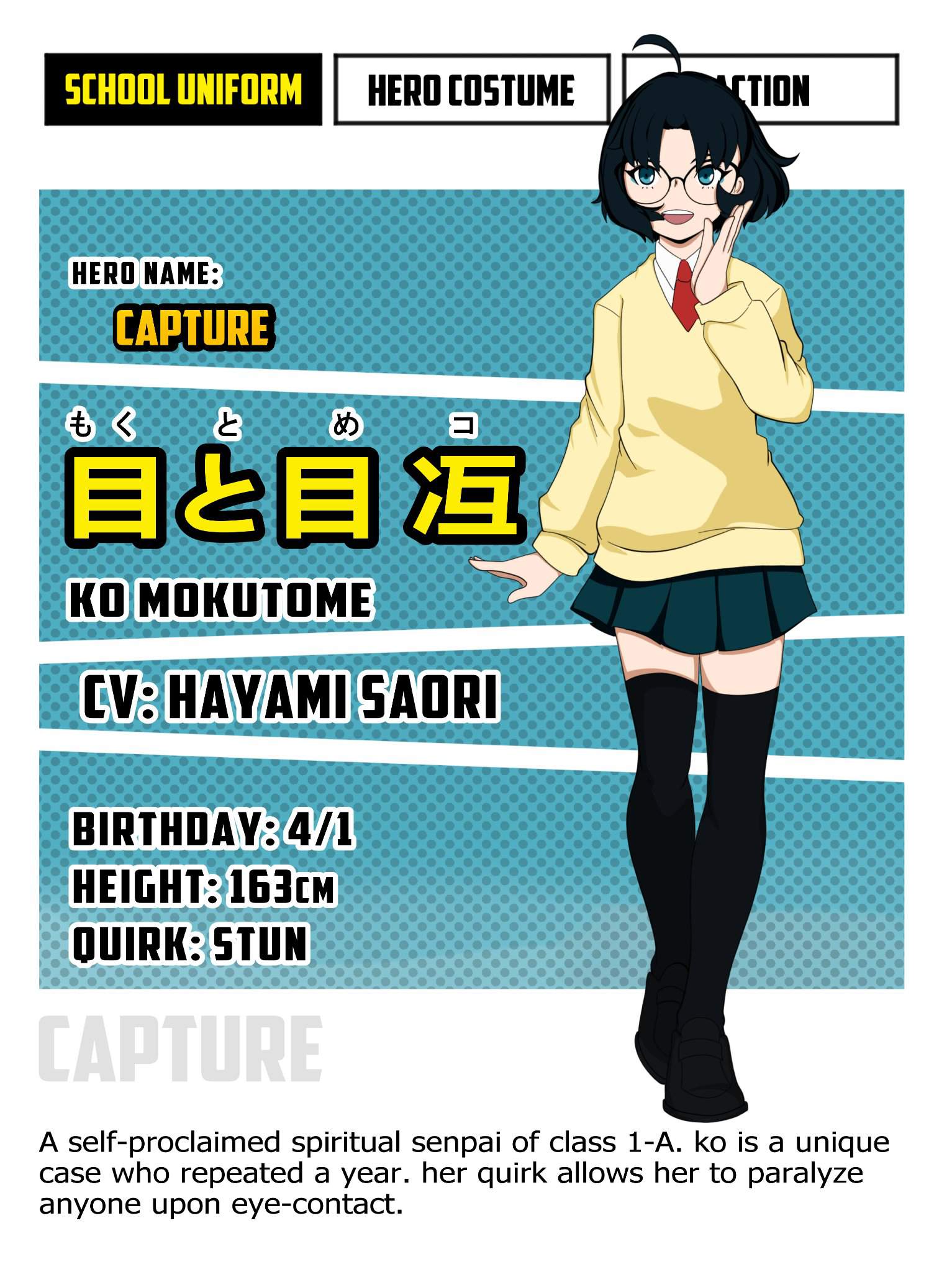 Bnha Oc Ko Updated Ref Sheet My Hero Academia Amino