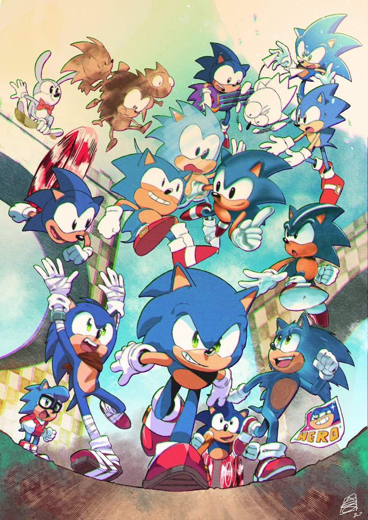  pico Fanart Del 30 Aniversario Sonic Y Eggman Tambi n Sonic 