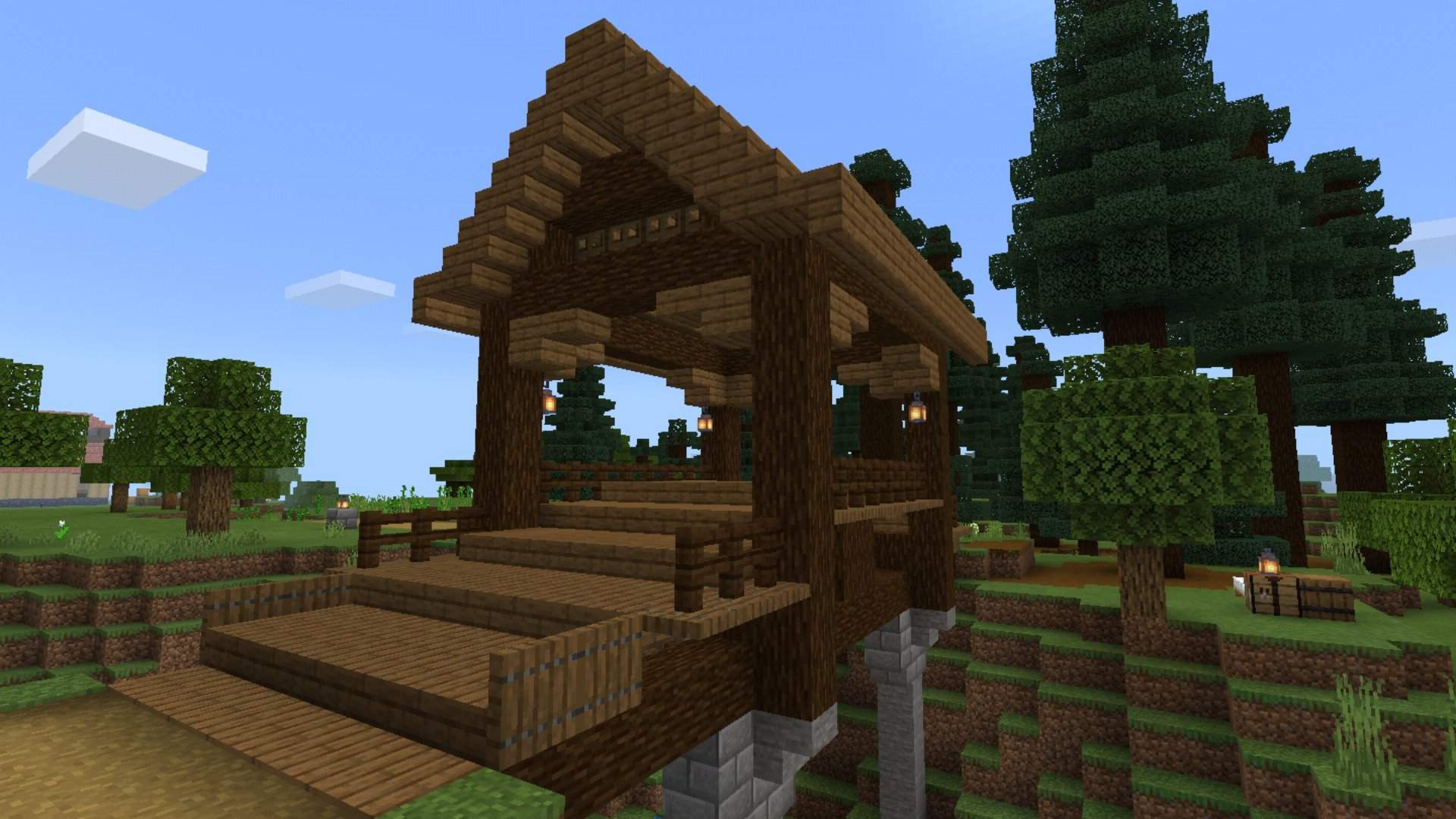 covered-bridge-minecraft-amino