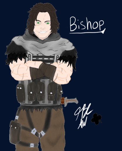 Meet Bishop, The First Character I've Drawn Digitally! | Fallout Amino