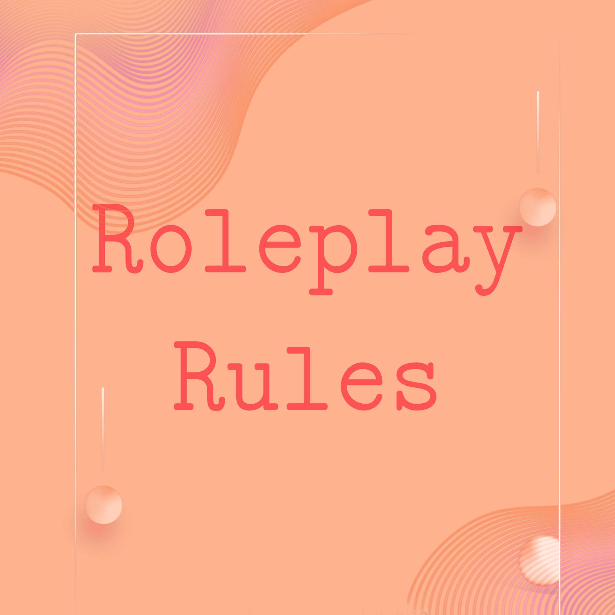 Roleplay Rules Wiki Overwatch Amino